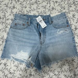 American Eagle Strigid Denim Curvy Highest Waist 90’s Short